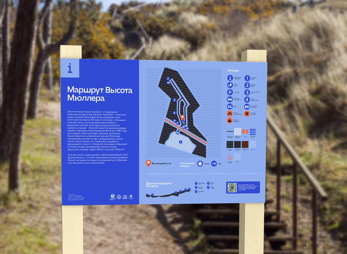 Stand near the dune steps